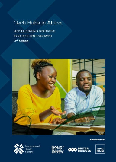 Cover of the report Tech Hubs in Africa: Accelerating start-ups for resilient growth - 3rd Edition